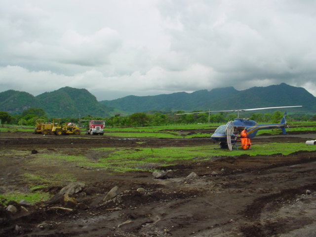 un trazado preliminar de lo que sería la curva de los valientes...