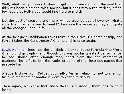 extracto de la nota de pitpass.com