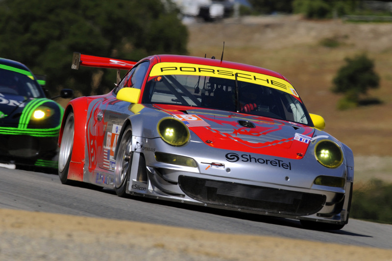American Le Mans Series, Laguna Seca: Porsche 911 GT3 RSR, Flying Lizard Motorsports: Jörg Bergmeister, Patrick Long