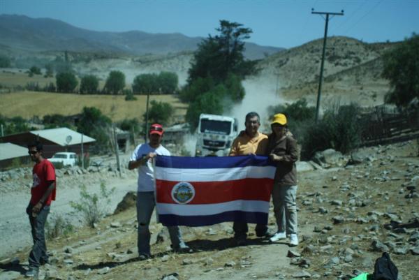 Con la bandera Tica¡¡¡¡