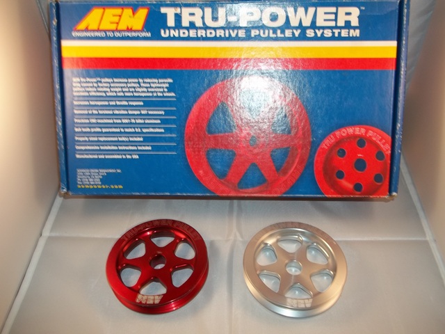 POLEAS AEM DE ALTERNADOR PARA B16 Y D16 PRECIO 23000 CADA UNA ( NUEVA )