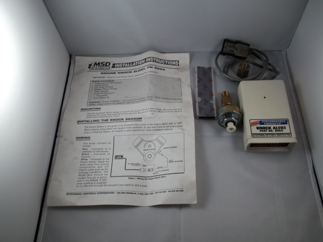 MSD KNOCK ALERT, ESTE APARATO TE AVISA CON EL SONIDO DE UNA ALARMA CUANDO EL MOTOR ESTA DETONANDO. PRECIO 125000 COLONES ( NUEVA )