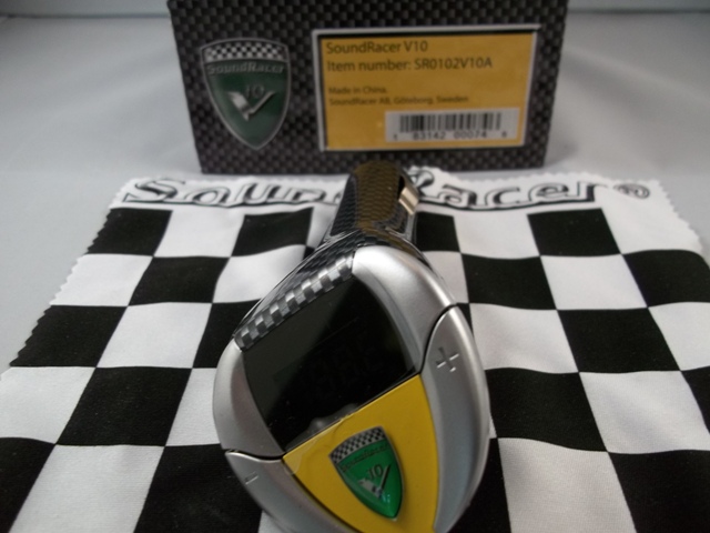 SOUND RACER, ESTO SE CONECTA AL TOMA DE ENCENDER CIGARROS, AUTOMATICAMENTE QUEDA CONECTADO AL EQUIPO DEL CARRO A UNA ESTACION DEL RADIO, LO INCREIBLE DE ESTE APARATO ES QUE TE DA EL SONIO DE UN V12, V10, V8 CUANDO ACELERAS ESCUCHAS EL MOTOR DE UN FERRARI V12 Y SI DESACELERAS EL APARATO LO HACE AUTOMATICAMENTE ES INCREIBLE.<br /><br />PRECIO 45000 CADA UNO<br /><br />AQUI LES DEJO UN LINK YOU TUBE PARA QUE LO VEAN COMO FUNCIONA.<br /><br />http://www.youtube.com/watch?v=WJw_TL7C2Cs ( NUEVO )