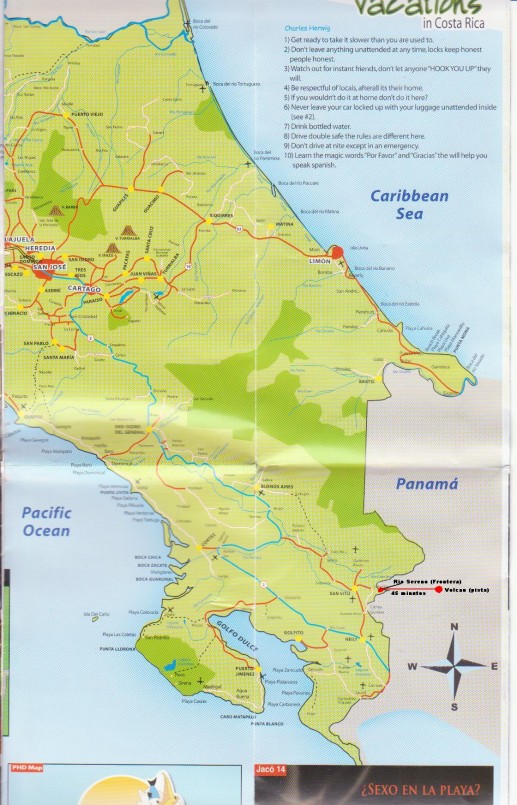 mapapara llegar a volcan desde costa rica.JPG