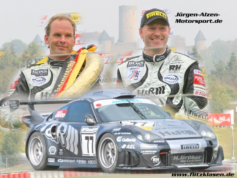 Uwe Alzen y Jurgen Alzen, el castillo de Nurburgring y el potente Turbinche, dueño del record.