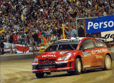 Loeb en el 2007, Estadio de Córdoba