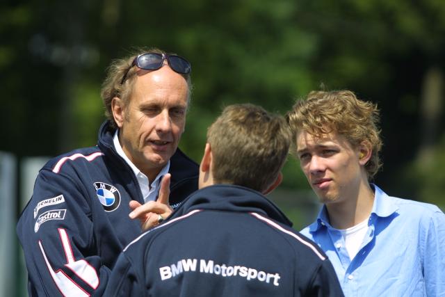 Hans J Stuck, y su hijo Johhanes Stuck activo en carreras de autos.