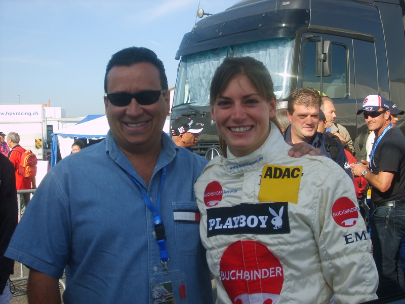 JK y Cidi Allemann , La piloto Suiza del Porsche 997 CUP S Buchwinder...