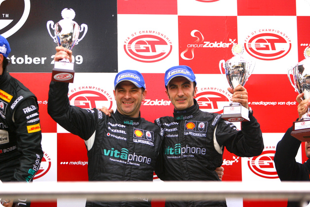 2 Grandes pilotos oficiales Maserati Vitaphone <br />Campeones Fia GT1 bartels-bertolini.