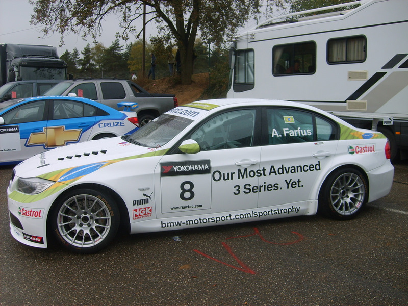 BMW WTCC en exhibicion.