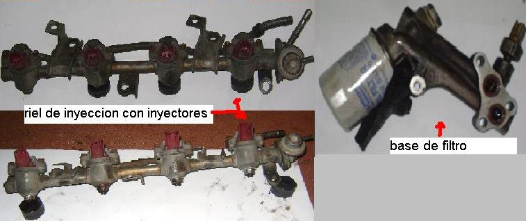 BASE DE FILTRO, RIEL DE INYECCION.JPG